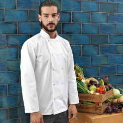 Plain Chef's Jacket Unisex Long Sleeve Premier 195 GSM